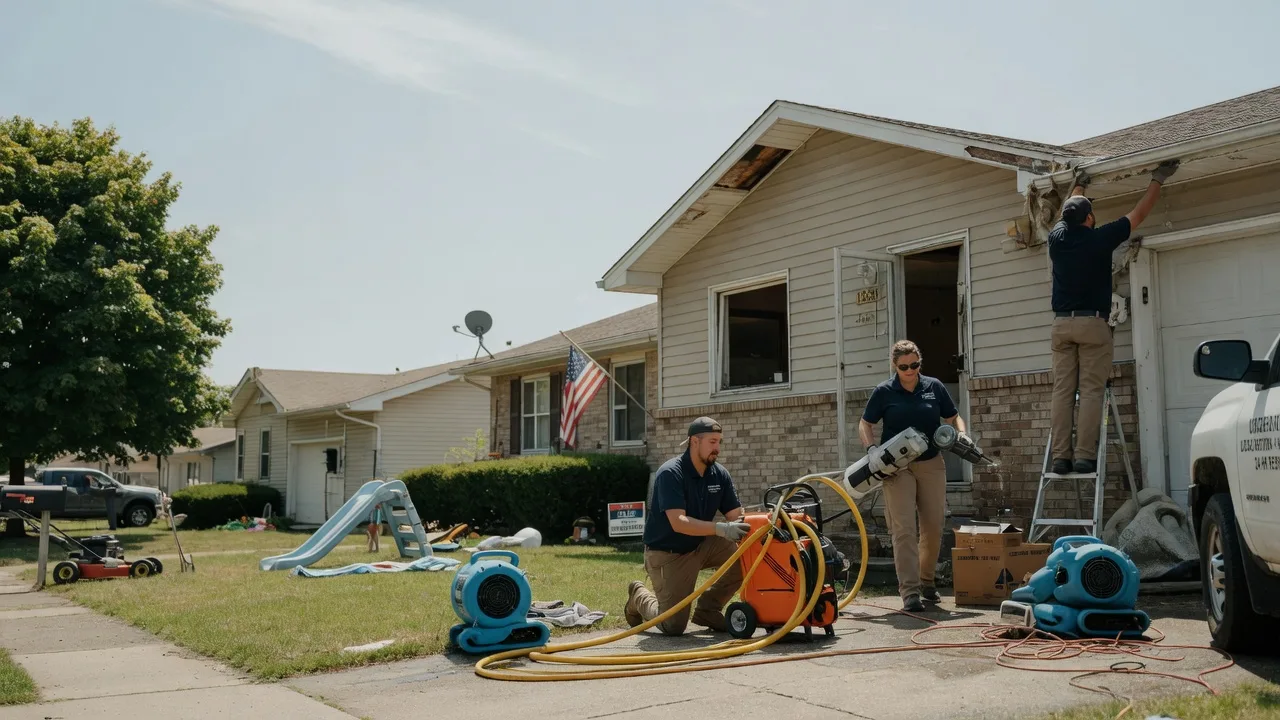 Water Damage Restoration in Shobonier, IL near me